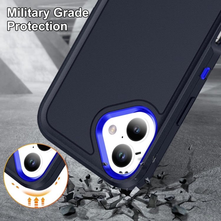 For iPhone 16 Plus Life Waterproof Rugged Phone Case(Dark Blue + Royal Blue) - iPhone 16 Plus Cases by PMC Jewellery | Online Shopping South Africa | PMC Jewellery | Buy Now Pay Later Mobicred