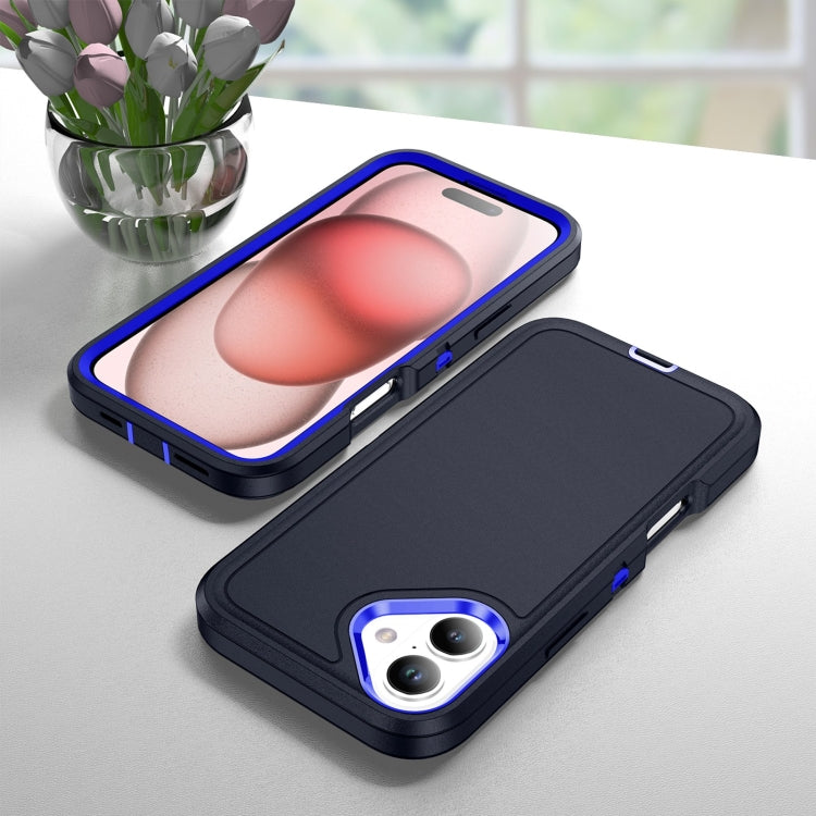 For iPhone 16 Plus Life Waterproof Rugged Phone Case(Dark Blue + Royal Blue) - iPhone 16 Plus Cases by PMC Jewellery | Online Shopping South Africa | PMC Jewellery | Buy Now Pay Later Mobicred