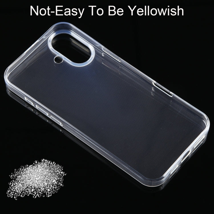For iPhone 16 Ultra-thin Transparent TPU Phone Case - iPhone 16 Cases by PMC TechLife | Online Shopping South Africa | PMC TechLife | Buy Now Pay Later Mobicred