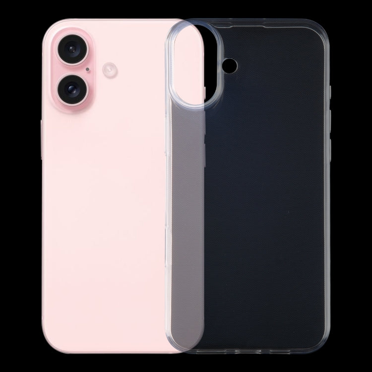 For iPhone 16 Plus Ultra-thin Transparent TPU Phone Case - iPhone 16 Plus Cases by PMC TechLife | Online Shopping South Africa | PMC TechLife | Buy Now Pay Later Mobicred