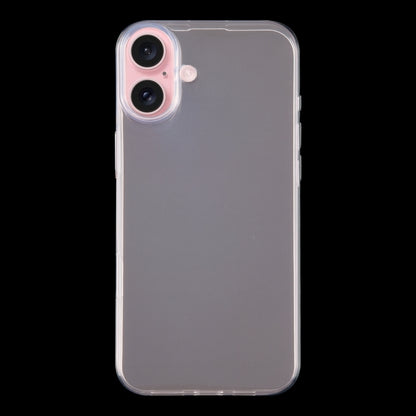 For iPhone 16 Plus Ultra-thin Transparent TPU Phone Case - iPhone 16 Plus Cases by PMC Jewellery | Online Shopping South Africa | PMC Jewellery | Buy Now Pay Later Mobicred