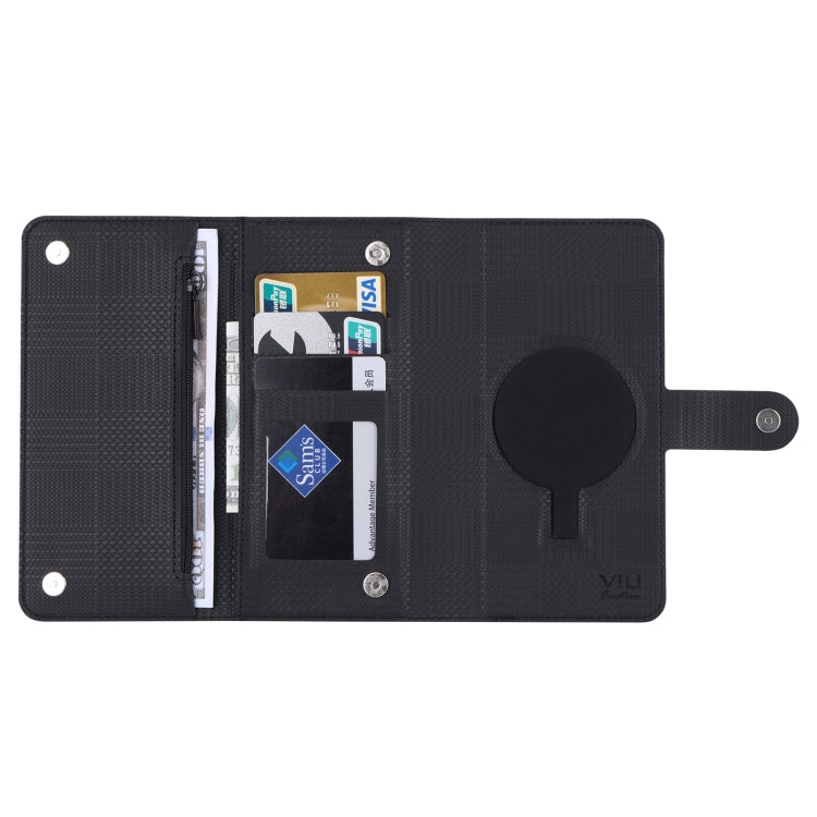 For iPhone 13 ViLi GHB Series MagSafe Magnetic Zipper Leather Phone Case(Black) - free shipping - PMC Jewellery - Order now!