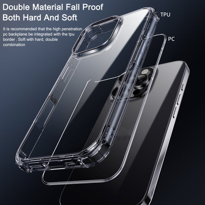 For iPhone 16 iPAKY Crystal Clear Series Shockproof PC + TPU Protective Phone Case(Transparent) - More iPhone Cases by iPAKY | Online Shopping South Africa | PMC Jewellery | Buy Now Pay Later Mobicred