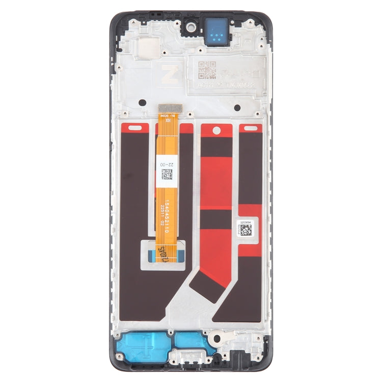 For OPPO A58 4G OEM LCD Screen Digitizer Full Assembly with Frame - LCD Screen by PMC Jewellery | Online Shopping South Africa | PMC Jewellery | Buy Now Pay Later Mobicred