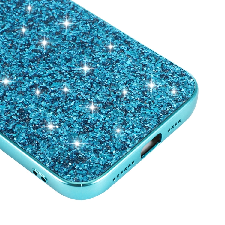 For iPhone 15 Glitter Powder TPU Phone Case(Silver) - iPhone 15 Cases by PMC TechLife | Online Shopping South Africa | PMC TechLife