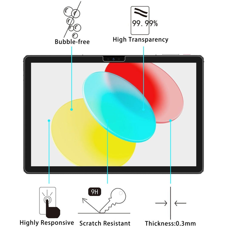 For Ulefone Tab A8 9H 0.3mm Explosion-proof Tempered Glass Film - Others by PMC Jewellery | Online Shopping South Africa | PMC Jewellery | Buy Now Pay Later Mobicred