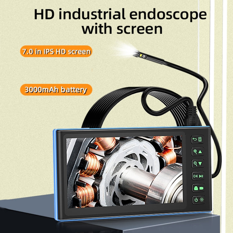 T23 5.5mm Single Lens 7 inch Screen Industrial Endoscope, Spec:2m Tube -  by PMC Jewellery | Online Shopping South Africa | PMC Jewellery | Buy Now Pay Later Mobicred