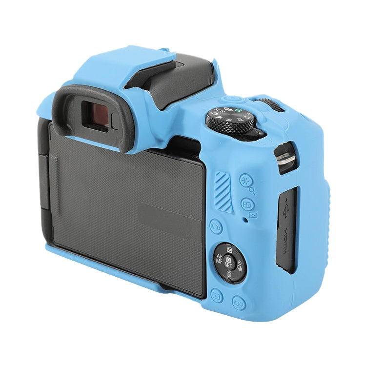 For Canon EOS R50 Soft Silicone Protective Case(Dark Blue) - Protective Case by PMC TechLife | Online Shopping South Africa | PMC TechLife