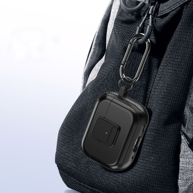 For AirPods 2 / 1 TPU + PC Wireless Earphones Case with Magnetic Switch(Purple) - free shipping - PMC Jewellery - Order now!