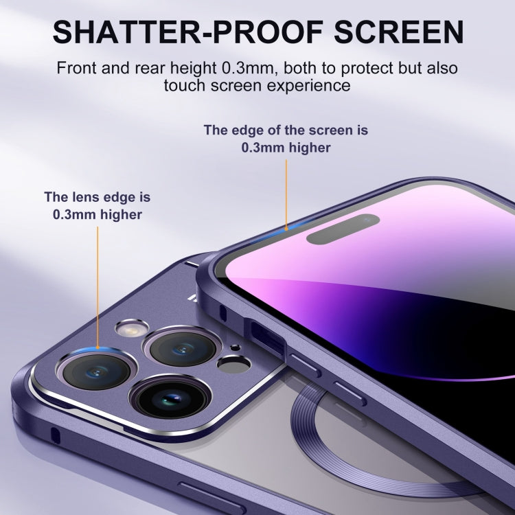 For iPhone 14 Pro Aromatherapy Holder Single-sided MagSafe Magnetic Phone Case(White) - iPhone 14 Pro Cases by PMc TechLife | Online Shopping South Africa | PMc TechLife | Buy Now Pay Later Mobicred