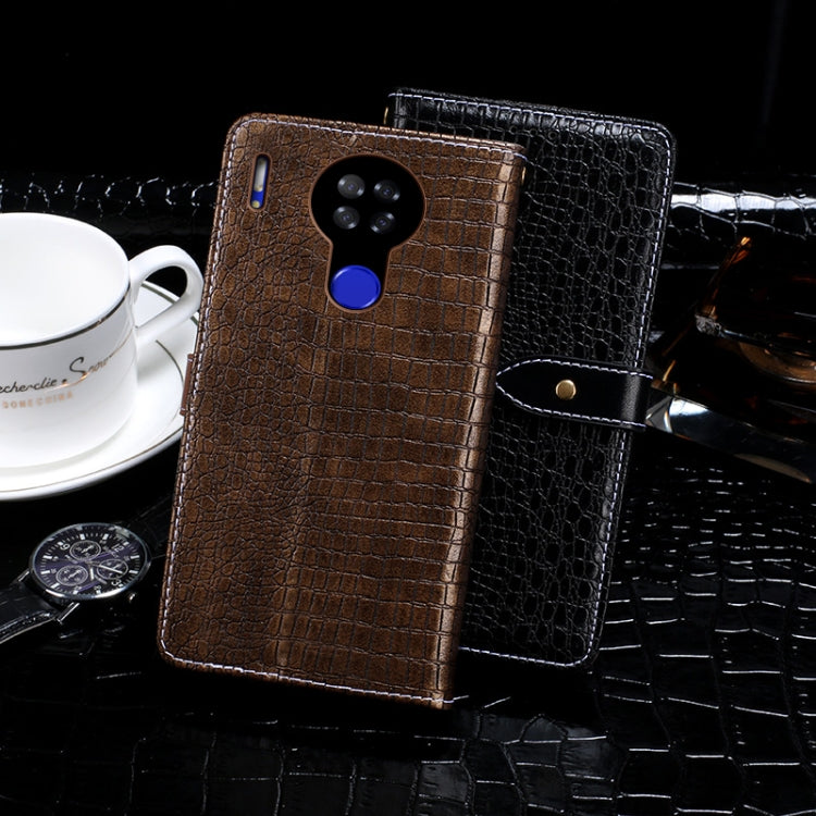 For Blackview A80 idewei Crocodile Texture Horizontal Flip Leather Case with Holder & Card Slots & Wallet(Dark Blue) - More Brand by idewei | Online Shopping South Africa | PMC TechLife | Buy Now Pay Later Mobicred