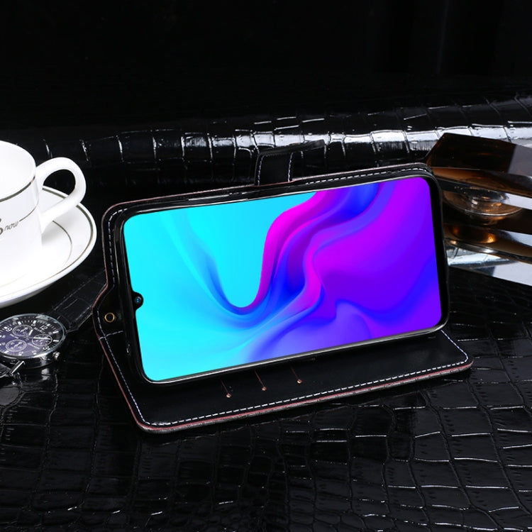 For Blackview A80 idewei Crocodile Texture Horizontal Flip Leather Case with Holder & Card Slots & Wallet(Dark Blue) - More Brand by idewei | Online Shopping South Africa | PMC TechLife | Buy Now Pay Later Mobicred
