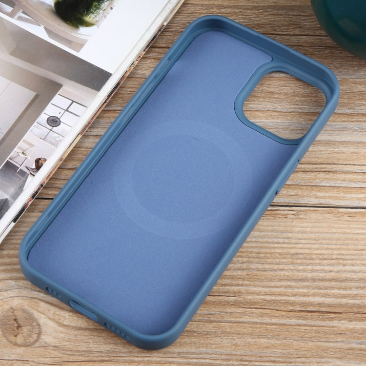 For iPhone 13 MagSafe Liquid Silicone Phone Case(Blue) - iPhone 13 Cases by PMC TechLife | Online Shopping South Africa | PMC TechLife