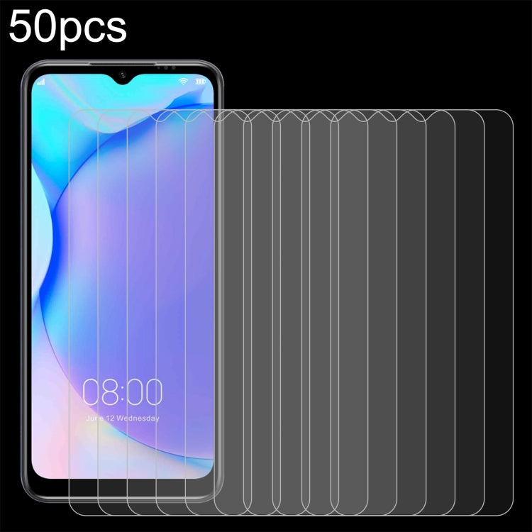 For DOOGEE N50 Pro 50pcs 0.26mm 9H 2.5D Tempered Glass Film - For Doogee by PMC Jewellery | Online Shopping South Africa | PMC Jewellery | Buy Now Pay Later Mobicred