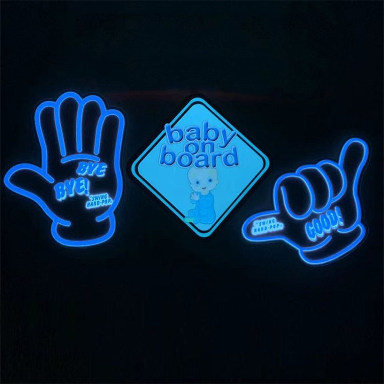 EL Luminous Car Stickers Cold Light Car Stickers Car Luminous Pattern Decoration(GOOD) - Decorative Sticker by PMC TechLife | Online Shopping South Africa | PMC TechLife | Buy Now Pay Later Mobicred