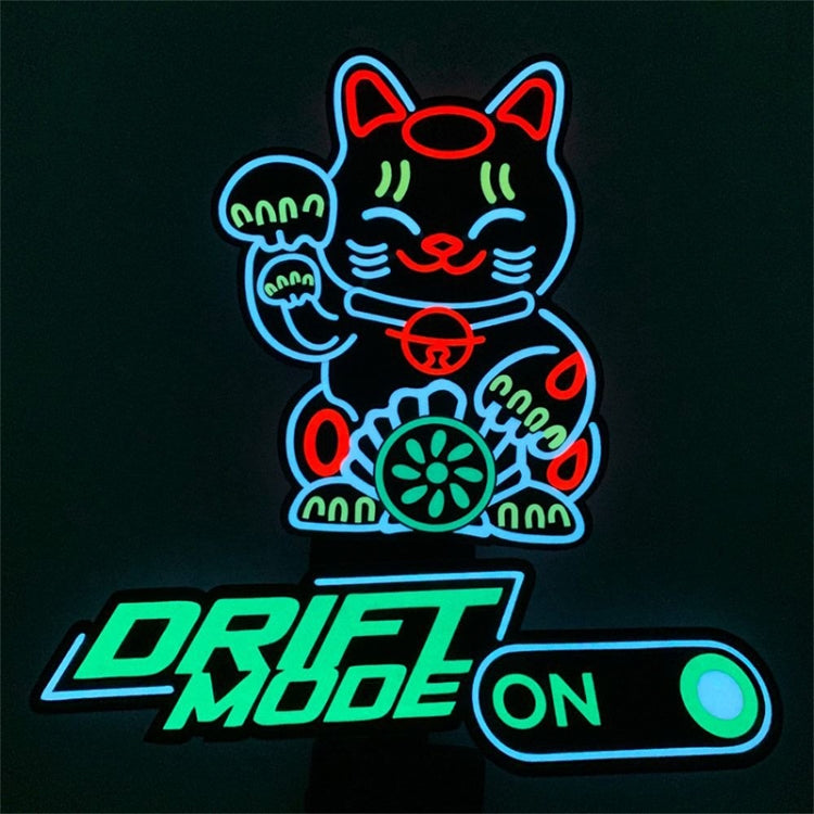 EL Luminous Car Stickers Cold Light Car Stickers Car Luminous Pattern Decoration(Drift Model) - Decorative Sticker by PMC Jewellery | Online Shopping South Africa | PMC Jewellery | Buy Now Pay Later Mobicred