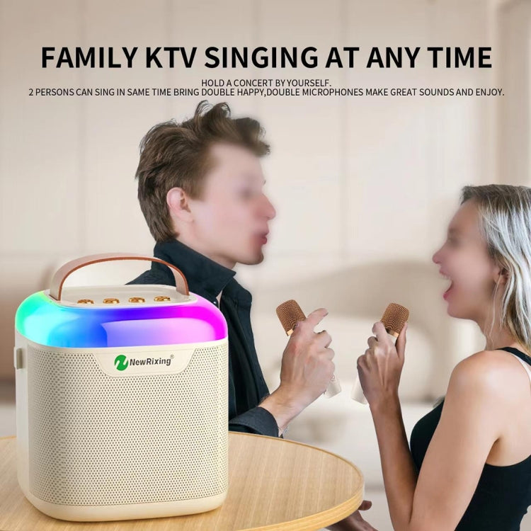New RiXing NR8805 TWS Portable Smart Bluetooth Speaker with RGB Lighting(Blue) - free shipping - PMC Jewellery - Order now!