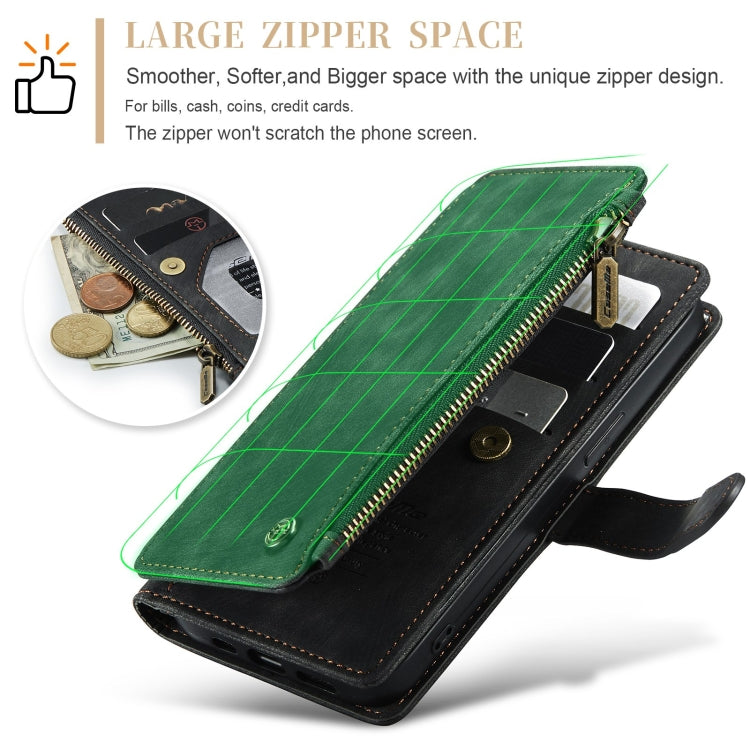 For iPhone 15 Plus CaseMe C30 Multifunctional Leather Phone Case(Black) - free shipping - PMC Jewellery - Order now!