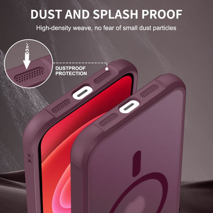 For iPhone 12 / 12 Pro MagSafe Magnetic Phone Case(Wine Red) - iPhone 12 / 12 Pro Cases by PMC Jewellery | Online Shopping South Africa | PMC Jewellery