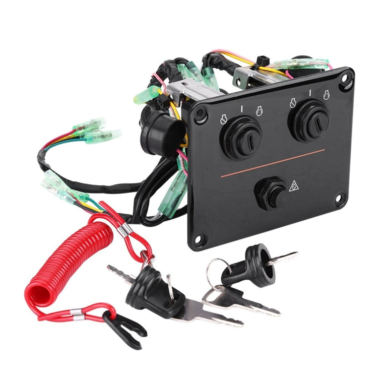 For Yamaha Outboard Vertical Dual Control Panel Ignition Key Switch 6K1-82570-08-00 - Marine Accessories & Parts by PMC TechLife | Online Shopping South Africa | PMC TechLife | Buy Now Pay Later Mobicred
