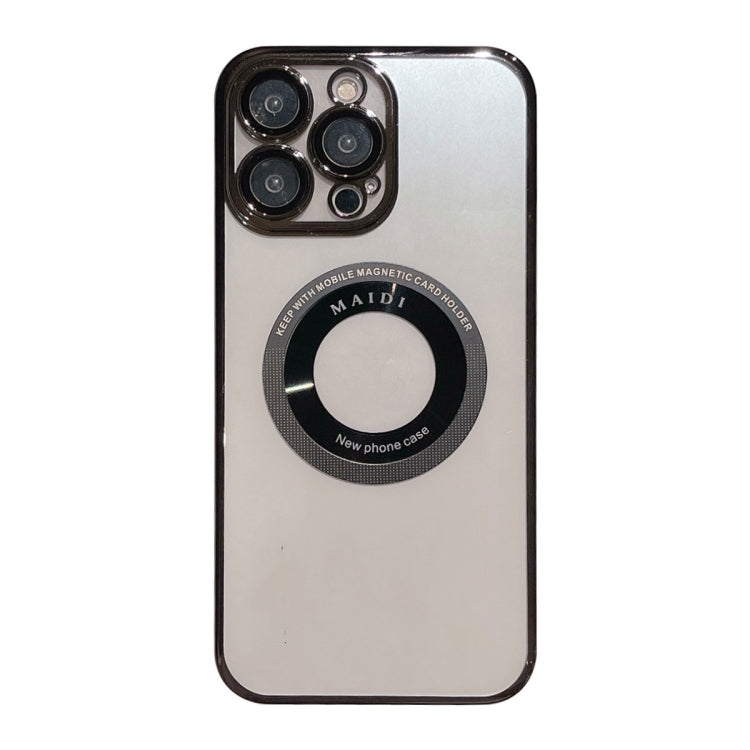 For iPhone 13 Pro Max Magsafe Electroplate PC Phone Case(Black) - free shipping - PMC TechLife - Order now!