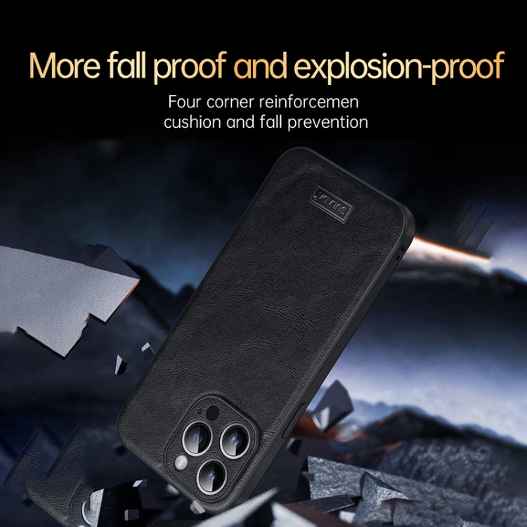 For iPhone 16 Plus SULADA Shockproof TPU Hybrid Handmade Leather Phone Case(Green) - free shipping - PMC Jewellery - Order now!