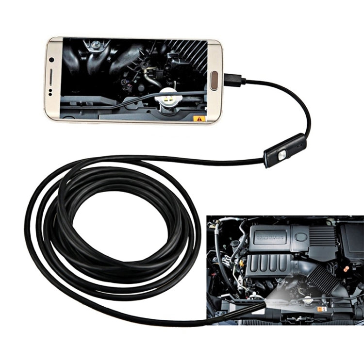 AN97 Waterproof Micro USB Endoscope Snake Tube Inspection Camera for Parts of OTG Function Android Mobile Phone, with 6 LEDs, Lens Diameter:7mm(Length: 10m) -  by PMC Jewellery | Online Shopping South Africa | PMC Jewellery | Buy Now Pay Later Mobicred