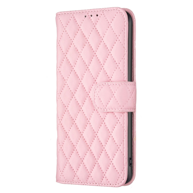 For Honor 90 5G Diamond Lattice Wallet Flip Leather Phone Case(Pink) - Honor Cases by PMC TechLife | Online Shopping South Africa | PMC TechLife | Buy Now Pay Later Mobicred