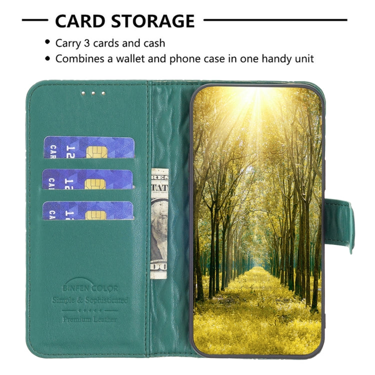 For Honor 200 Lite Global Diamond Lattice Wallet Flip Leather Phone Case(Green) - Honor Cases by PMC TechLife | Online Shopping South Africa | PMC TechLife | Buy Now Pay Later Mobicred
