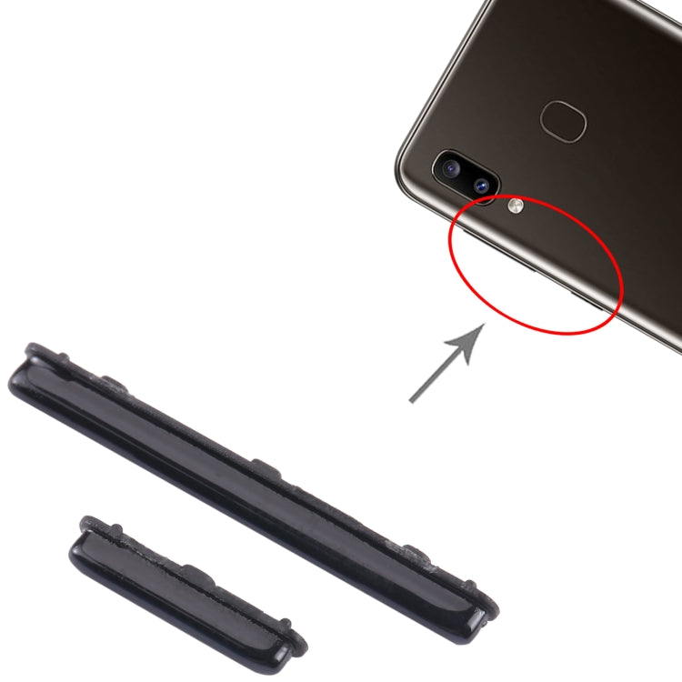 For Samsung Galaxy A60 SM-A606 10pcs Power Button + Volume Control Button(Black) - free shipping - PMc TechLife - Order now!