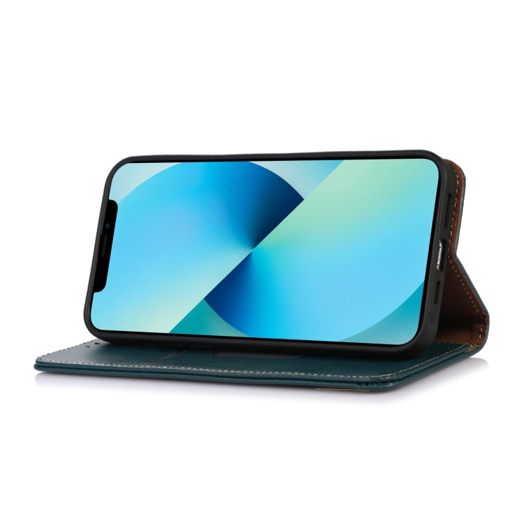 For Sony Xperia 10 VI KHAZNEH Nappa Top Layer Cowhide Leather Phone Case(Green) - Sony Cases by PMC TechLife | Online Shopping South Africa | PMC TechLife | Buy Now Pay Later Mobicred