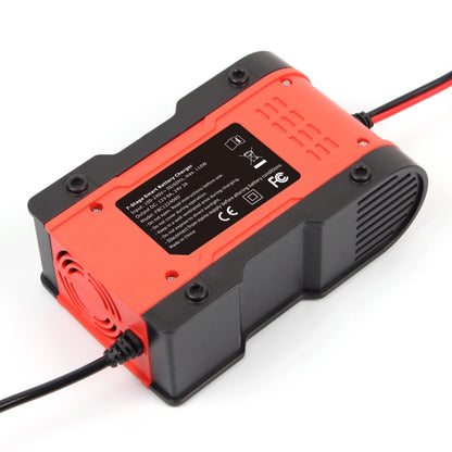 FOXSUR 12V-24V Car Motorcycle Repair Battery Charger AGM Charger Color:Red(UK Plug) - Battery Charger by FOXSUR | Online Shopping South Africa | PMC Jewellery | Buy Now Pay Later Mobicred