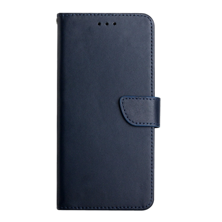 For Honor 90 Lite HT02 Genuine Leather Fingerprint-proof Flip Phone Case(Blue) - Honor Cases by PMC TechLife | Online Shopping South Africa | PMC TechLife | Buy Now Pay Later Mobicred