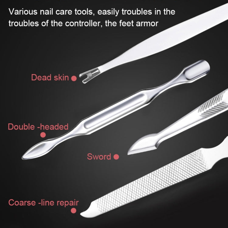 16pcs / Set Household Stainless Steel Nail Clipper Nail Clipper Ear Spoon Set - Nail Clipper by PMC Jewellery | Online Shopping South Africa | PMC Jewellery | Buy Now Pay Later Mobicred