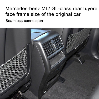 For Mercedes Benz ML320 / GL450 Car Rear Air Conditioner Air Outlet Panel Cover 166 680 7403, Style:Dual Hole(Coffee Brown) - Air Conditioning System by PMC Jewellery | Online Shopping South Africa | PMC Jewellery | Buy Now Pay Later Mobicred