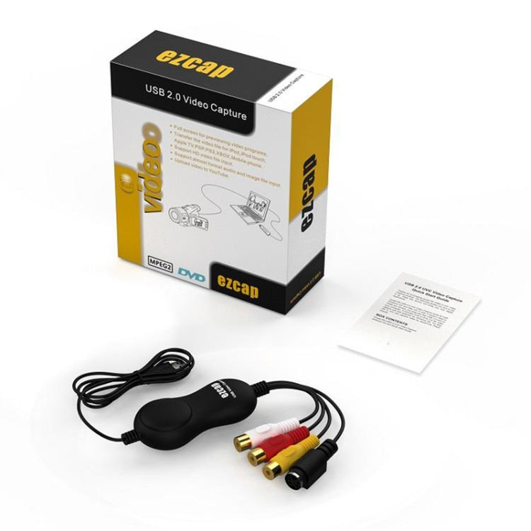 Ezcap 158A Driver-free USB2.0 UVC Video Capture Card - Video Capture Solutions by Ezcap | Online Shopping South Africa | PMC TechLife