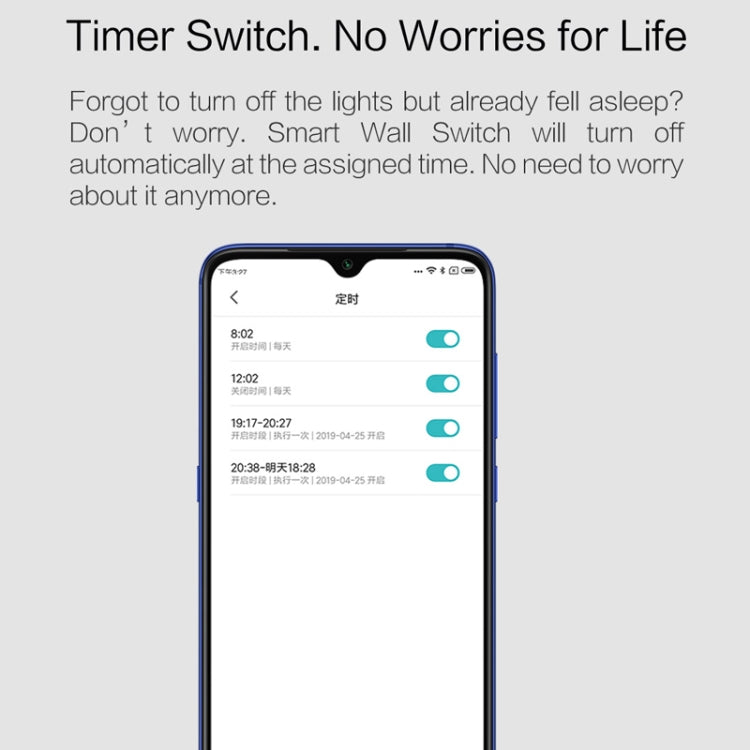 Original Xiaomi Youpin Aqara Smart Wall Switch D1, Single FireWire Three Button Version - Smart Switch by Xiaomi | Online Shopping South Africa | PMC Jewellery | Buy Now Pay Later Mobicred