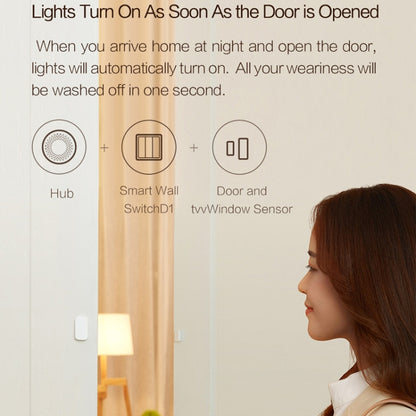 Original Xiaomi Youpin Aqara Smart Wall Switch D1, Single FireWire Double Button Version - Smart Switch by Xiaomi | Online Shopping South Africa | PMC Jewellery | Buy Now Pay Later Mobicred