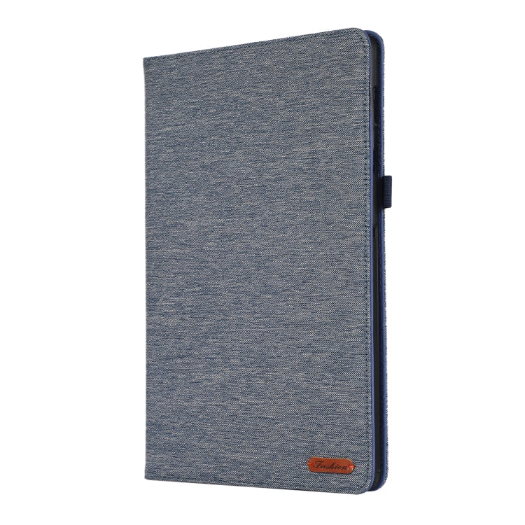 For Samsung Galaxy Tab S9+ / S10+ Horizontal Flip TPU + Fabric PU Leather Tablet Case(Dark Blue) - Other Galaxy Tab PC by PMC Jewellery | Online Shopping South Africa | PMC Jewellery | Buy Now Pay Later Mobicred