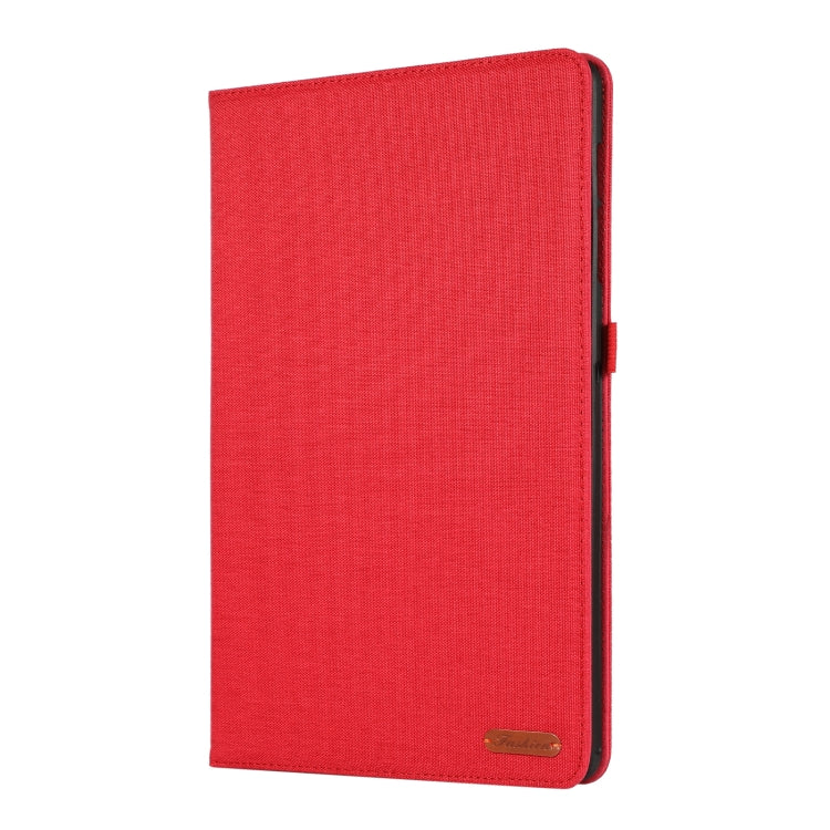 For Samsung Galaxy Tab S9+ / S10+ Horizontal Flip TPU + Fabric PU Leather Tablet Case(Red) - Other Galaxy Tab PC by PMC Jewellery | Online Shopping South Africa | PMC Jewellery | Buy Now Pay Later Mobicred