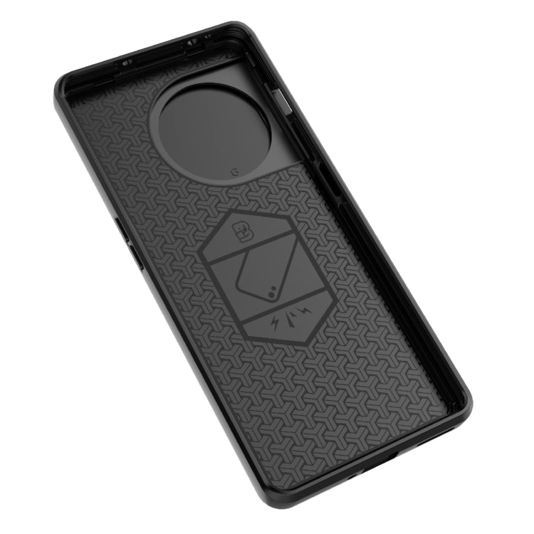 For OnePlus 11R 5G Sliding Camshield TPU + PC Shockproof Phone Case with Holder(Grey) - OnePlus Cases by PMC TechLife | Online Shopping South Africa | PMC TechLife | Buy Now Pay Later Mobicred