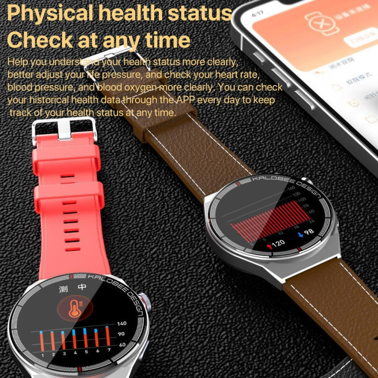 1.3 inch Bamboo Steel Band IP68 Waterproof Smart Watch Support Bluetooth Call(Black) - Smart Watches by PMC TechLife | Online Shopping South Africa | PMC TechLife | Buy Now Pay Later Mobicred
