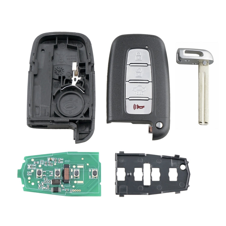 For Hyundai 4-button Car Key Shell FCCID: SY5HMFNA04 ID46 315Mhz Car - Remote Car Key by PMC TechLife | Online Shopping South Africa | PMC TechLife | Buy Now Pay Later Mobicred