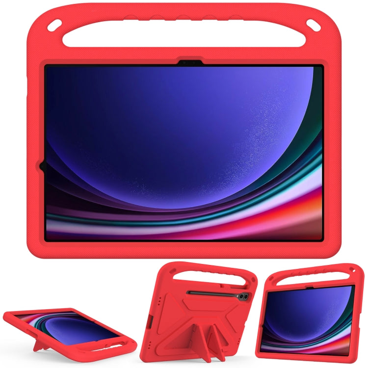 For Samsung Galaxy Tab S9+ Handle EVA Shockproof Tablet Case with Holder(Red) - free shipping - PMC Jewellery - Order now!