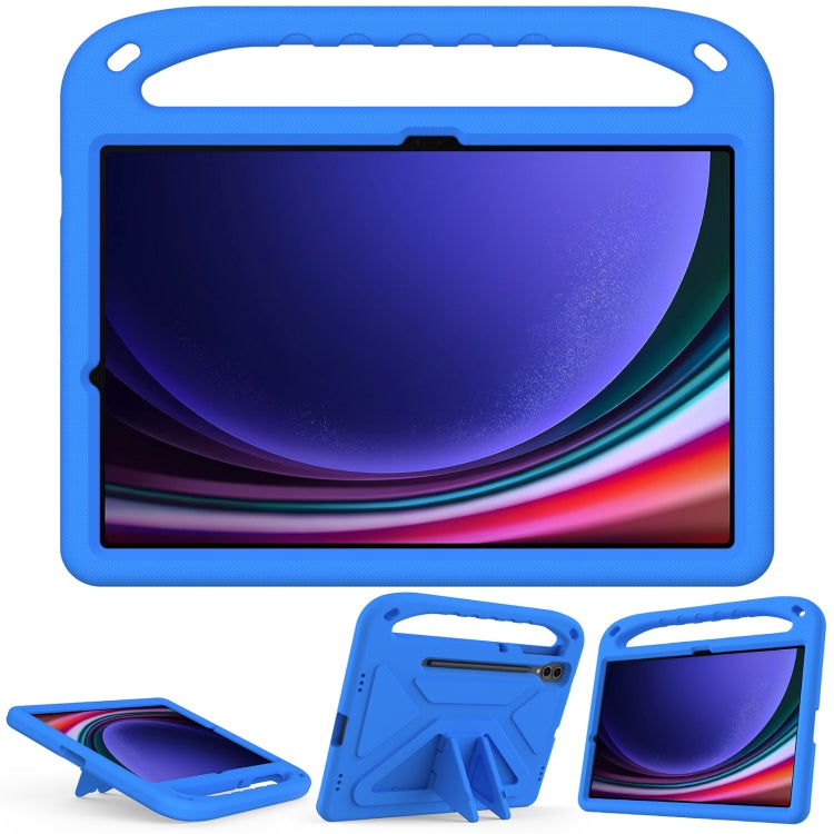 For Samsung Galaxy Tab S9+ Handle EVA Shockproof Tablet Case with Holder(Blue) - free shipping - PMC Jewellery - Order now!