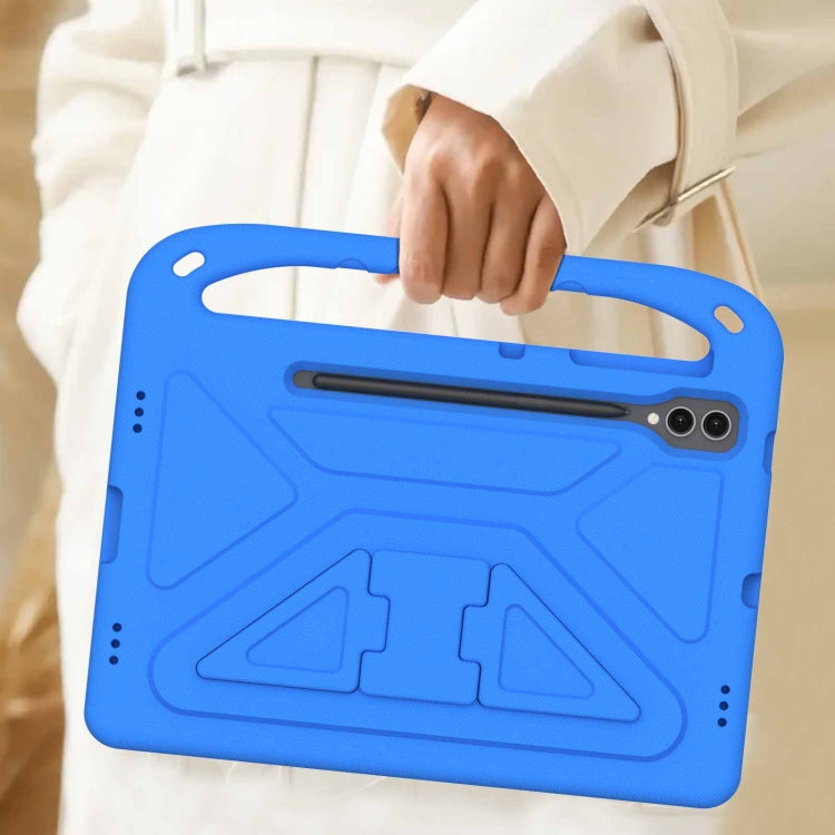 For Samsung Galaxy Tab S9+ Handle EVA Shockproof Tablet Case with Holder(Blue) - free shipping - PMC Jewellery - Order now!