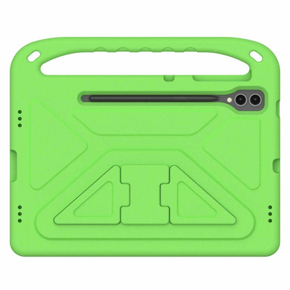 For Samsung Galaxy Tab S9+ Handle EVA Shockproof Tablet Case with Holder(Green) - Galaxy Tab S9+ Cases by PMC Jewellery | Online Shopping South Africa | PMC Jewellery | Buy Now Pay Later Mobicred