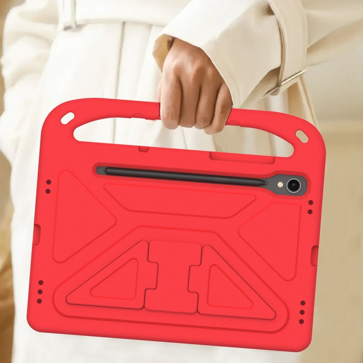 For Samsung Galaxy Tab S9 Handle EVA Shockproof Tablet Case with Holder(Red) - Galaxy Tab S9 Cases by PMC Jewellery | Online Shopping South Africa | PMC Jewellery | Buy Now Pay Later Mobicred