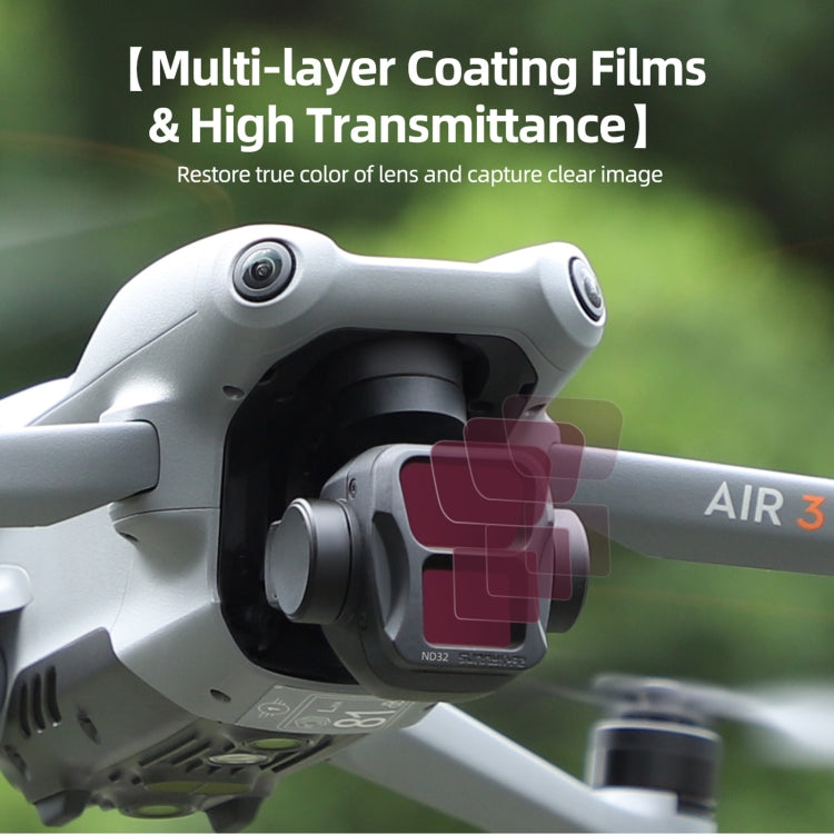 For DJI Air 3 Sunnylife Camera Lens Filter, Filter:ND32 - free shipping - PMC TechLife - Order now!