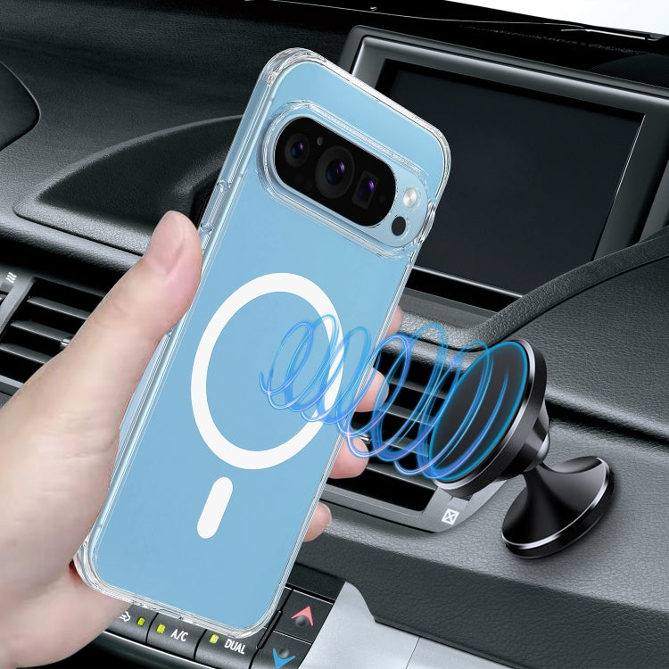 For Google Pixel 9 Pro MagSafe Clear Acrylic PC Hybrid TPU Phone Case(Transparent) - Google Cases by PMC TechLife | Online Shopping South Africa | PMC TechLife | Buy Now Pay Later Mobicred